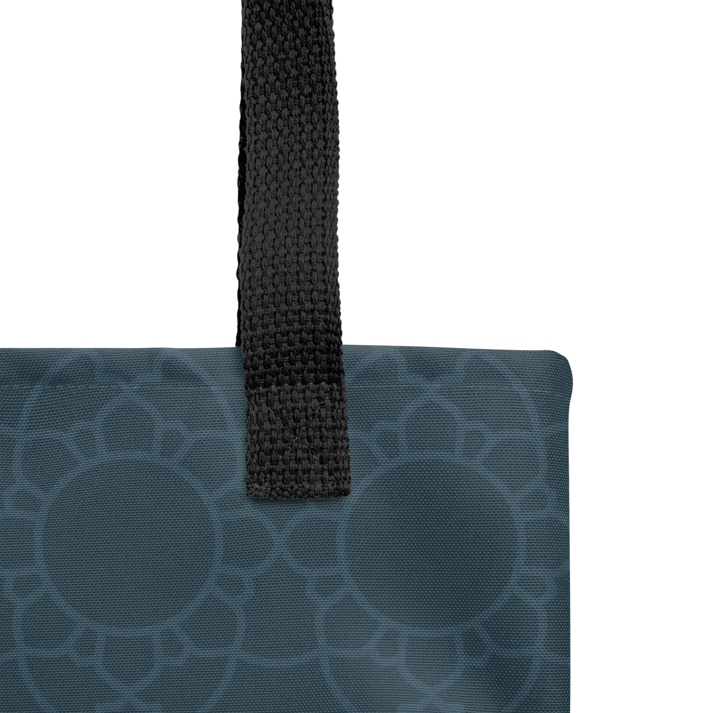 Geometric Winter Blue Tote Bag