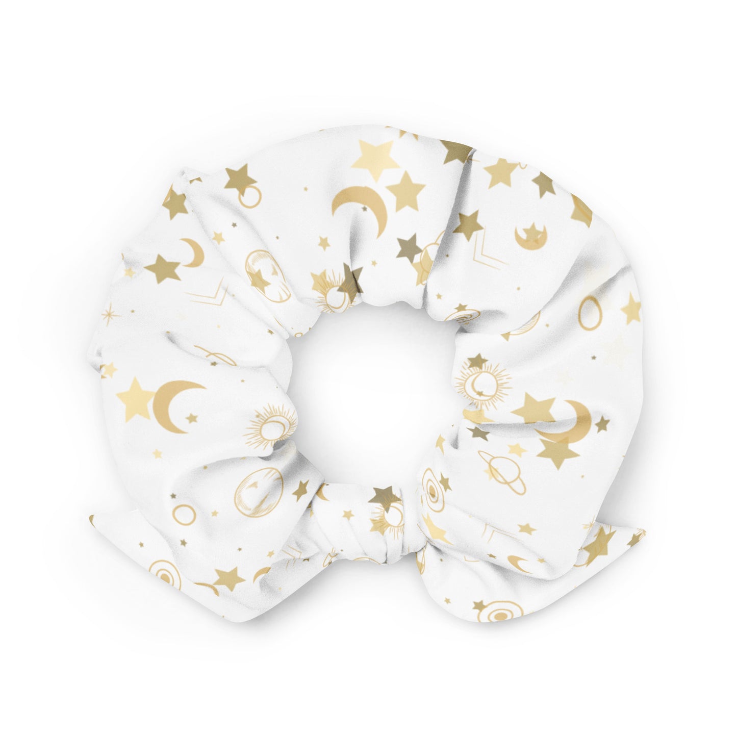 Golden Star Galaxy Scrunchie