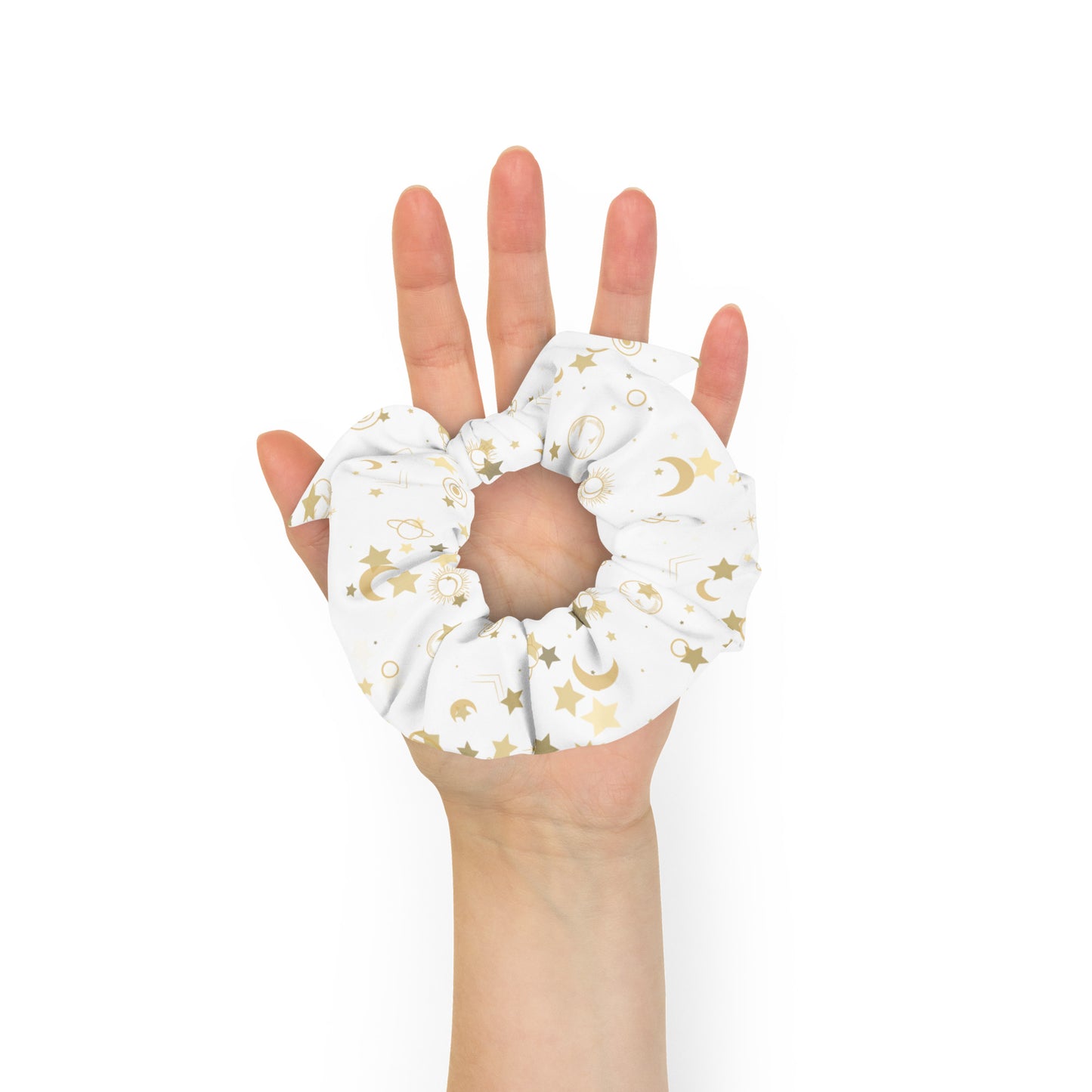 Golden Star Galaxy Scrunchie