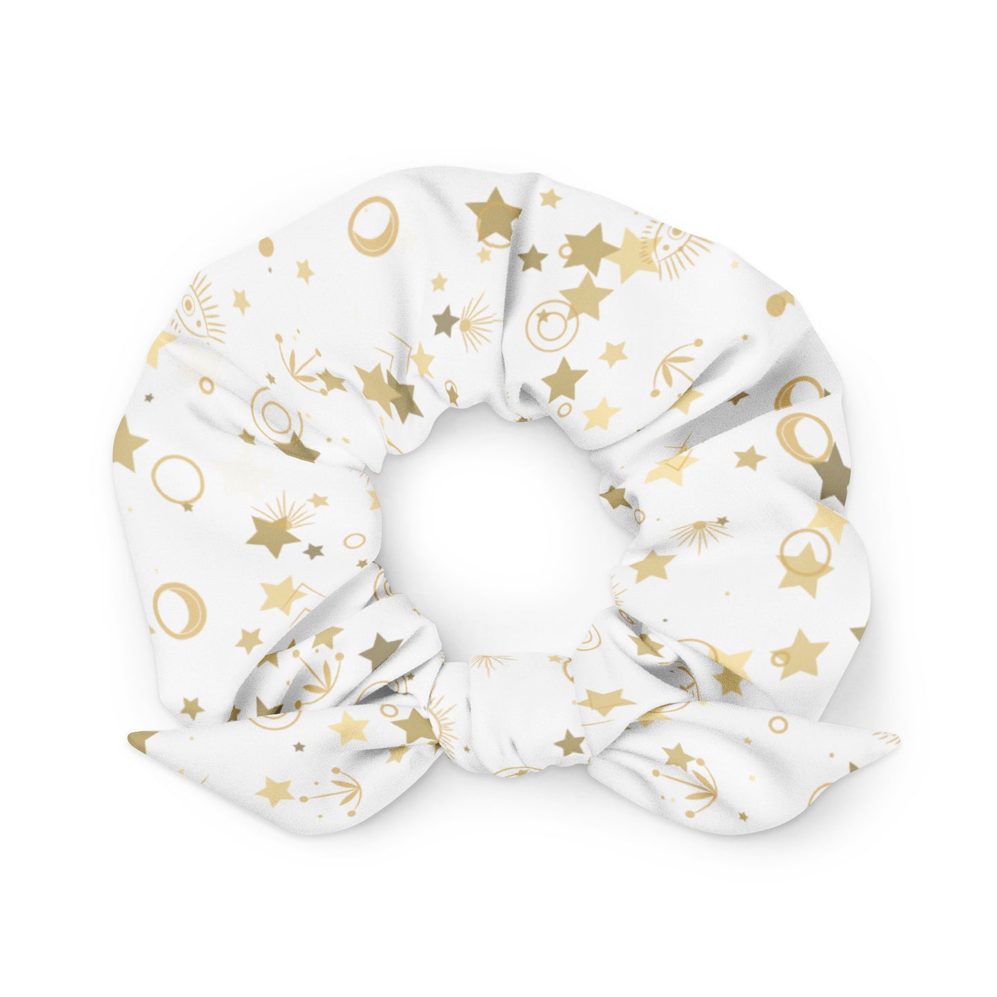 Golden Star Galaxy Scrunchie