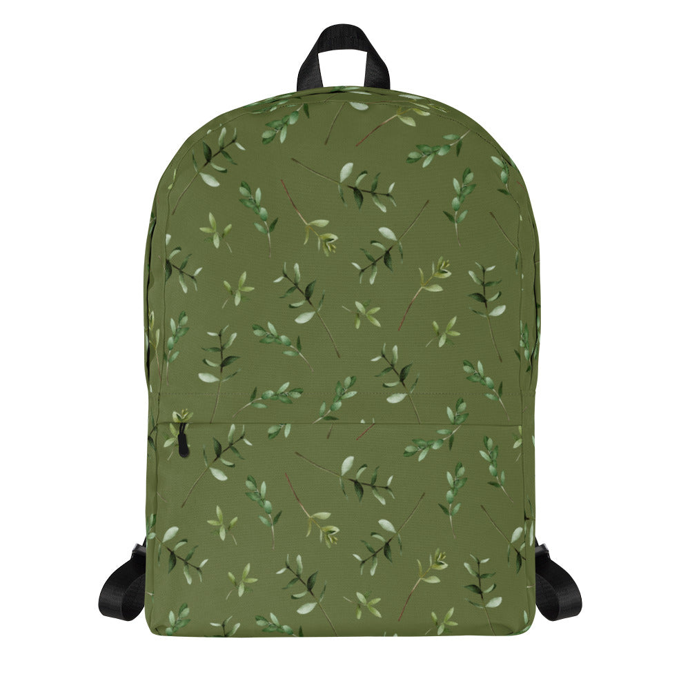 Greenery Wood Green Backpack