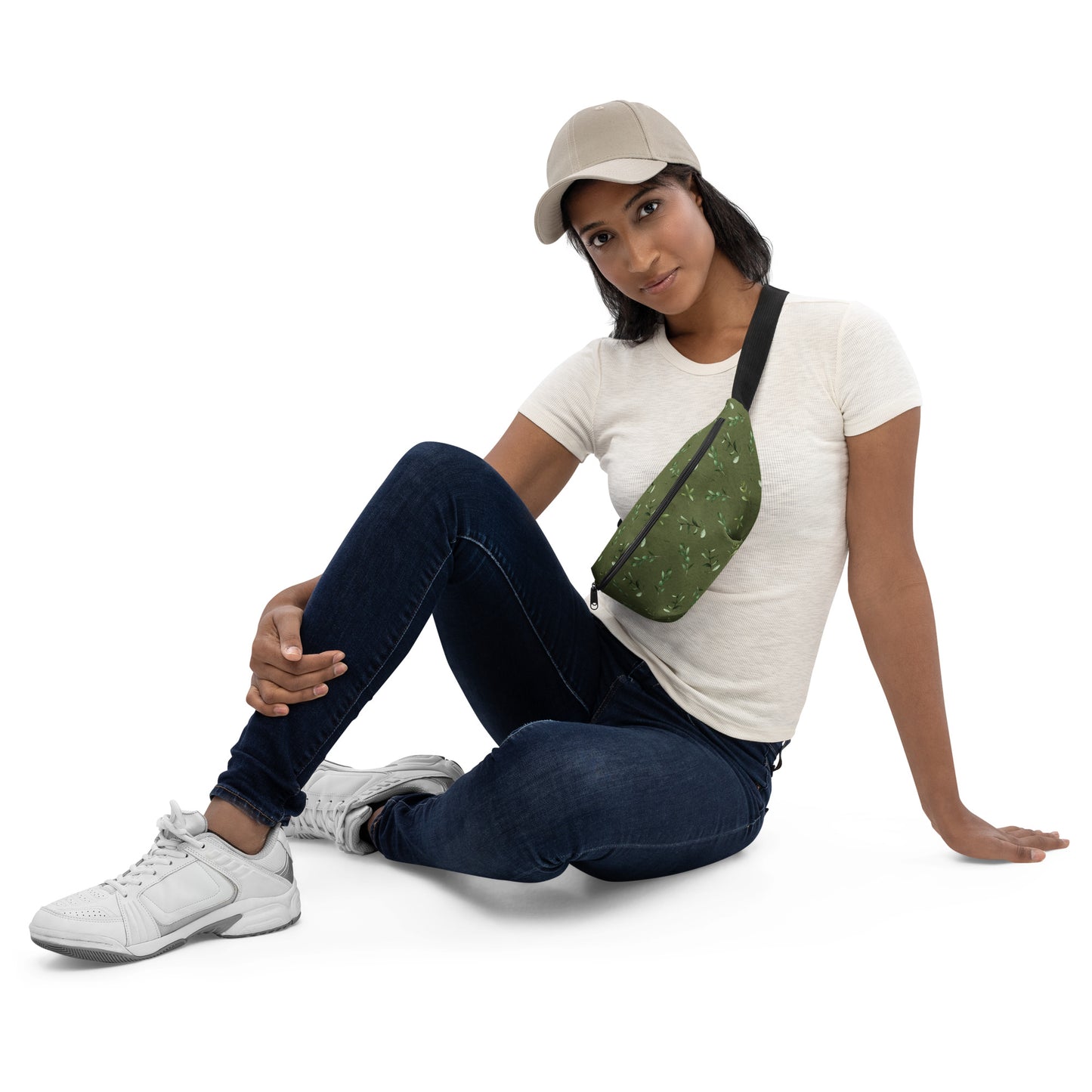 Greenery Wood Green Fanny Pack