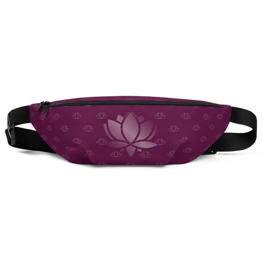 Lotus Flower Purple Power Fanny Pack