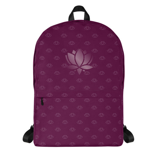 Lotus Flower Purple Power Backpack