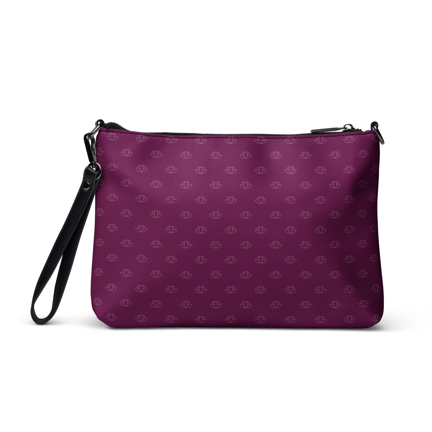 Lotus Flower Purple Power Crossbody Bag