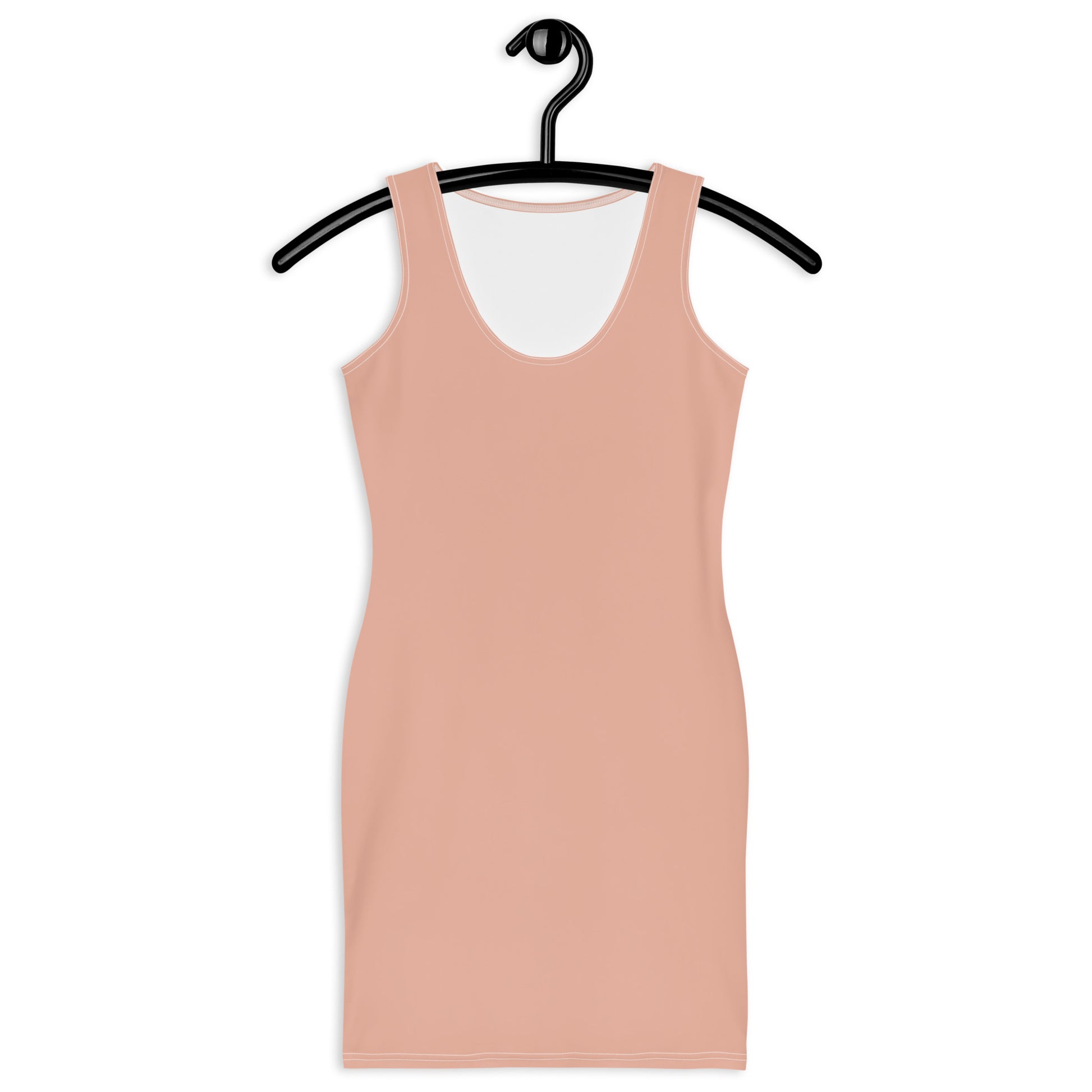 Lucky Pink Fitted Dress-front-hanger