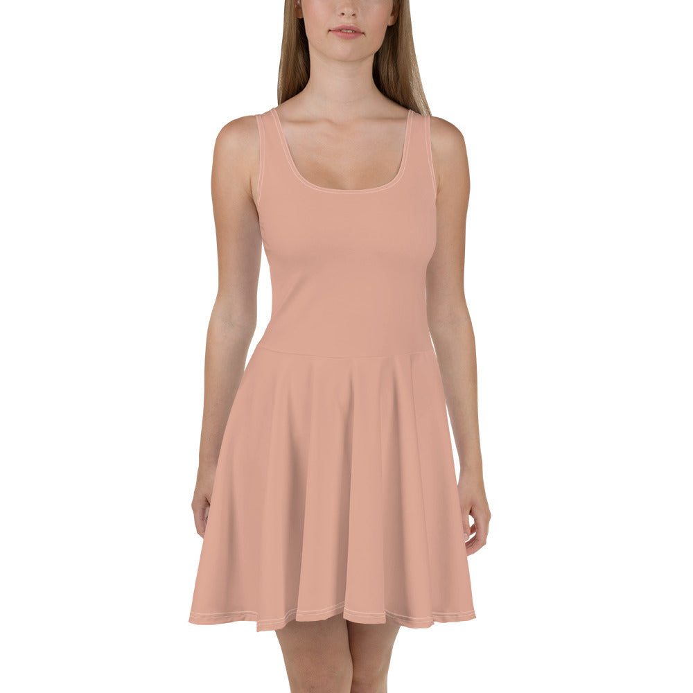 Lucky Pink Skater Dress front 1