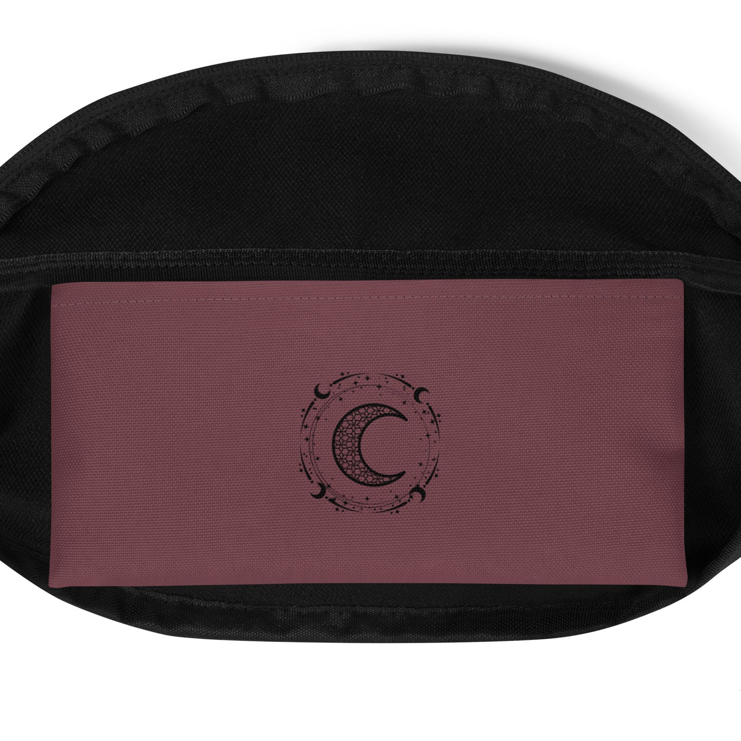 Moon Star Circle Purple Peace Fanny Pack