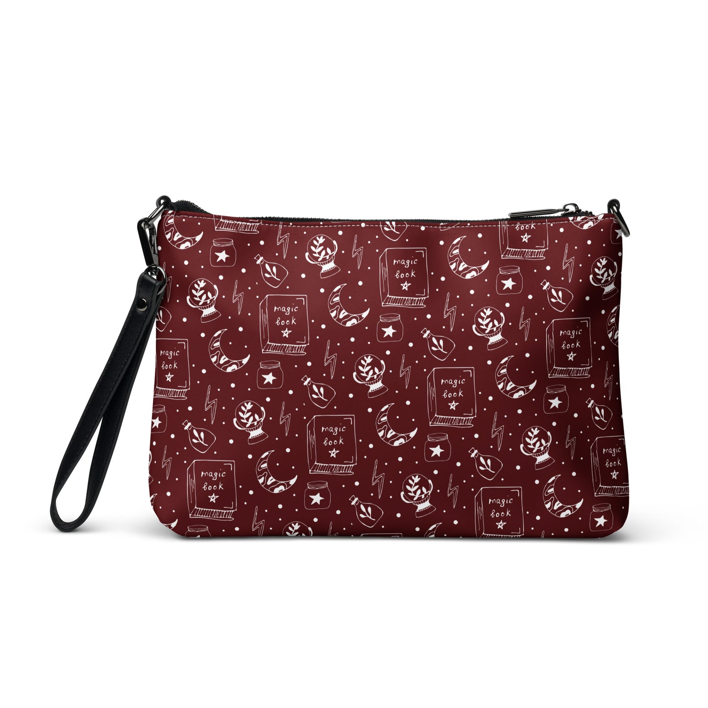 Magic Book Galaxy Red Crossbody Bag