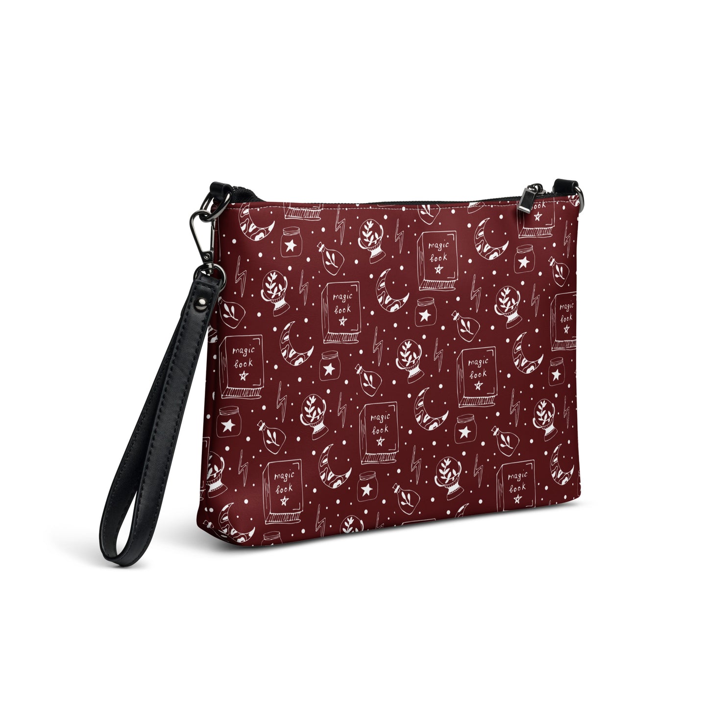 Magic Book Galaxy Red Crossbody Bag