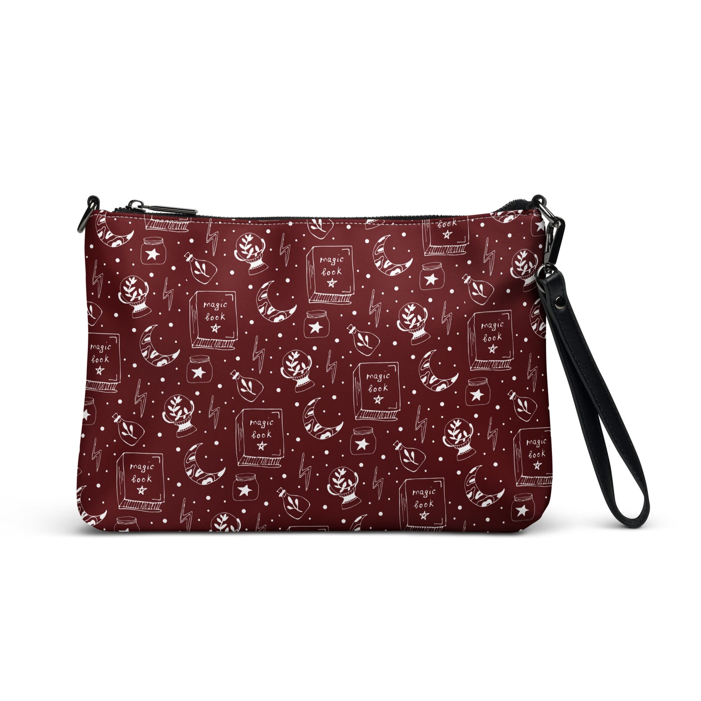 Magic Book Galaxy Red Crossbody Bag