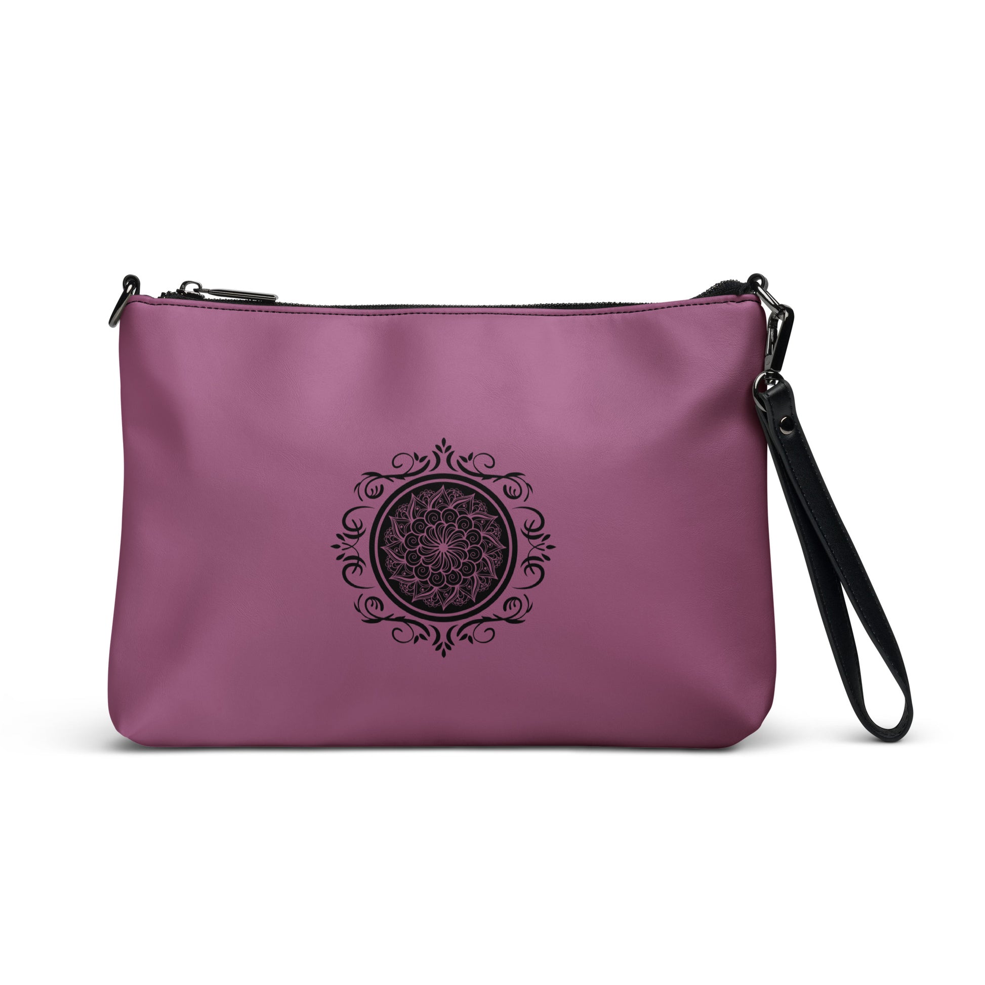 Mandala Crossbody Bag Warm Pink front