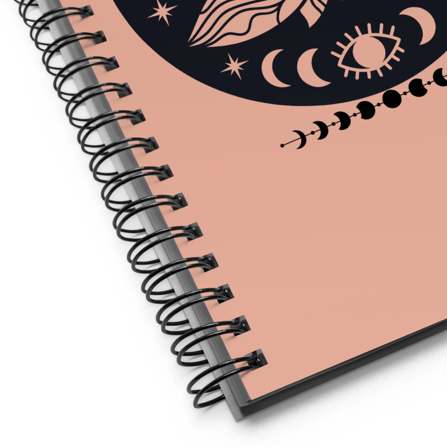 Moon Lotus Flower spiral-notebook-white-product-detail-2