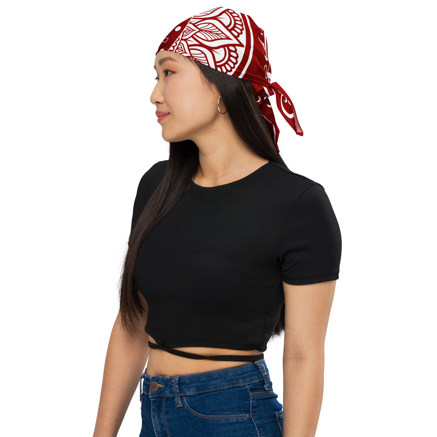 Moon Star Bandana - Red