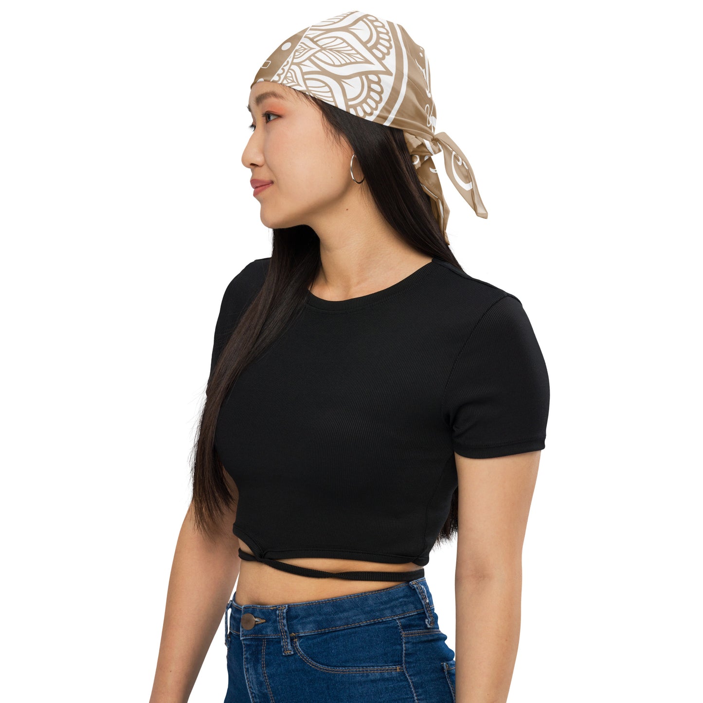 Moon Star Bandana - Tan Brown