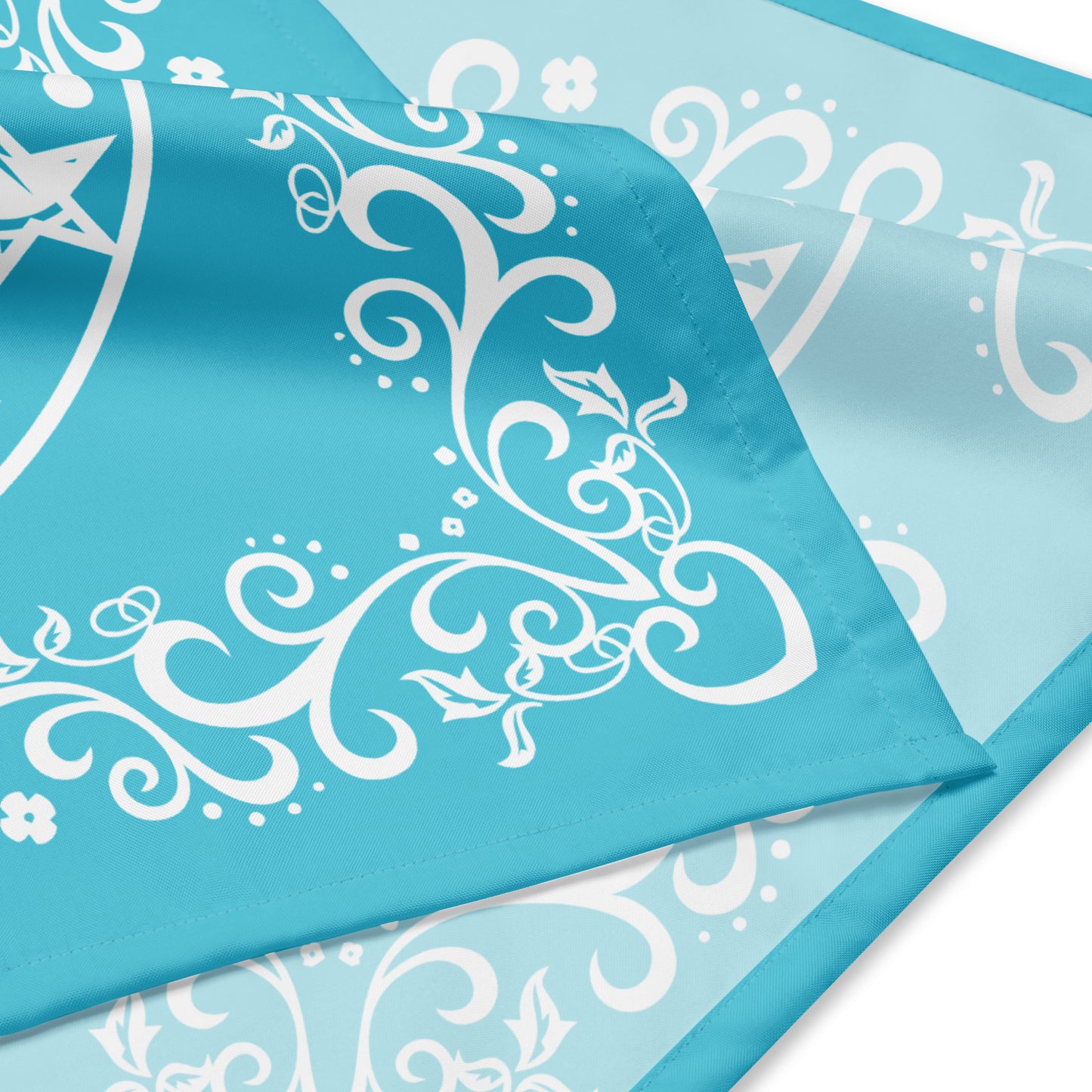 Moon Star Bandana - Turquoise Blue