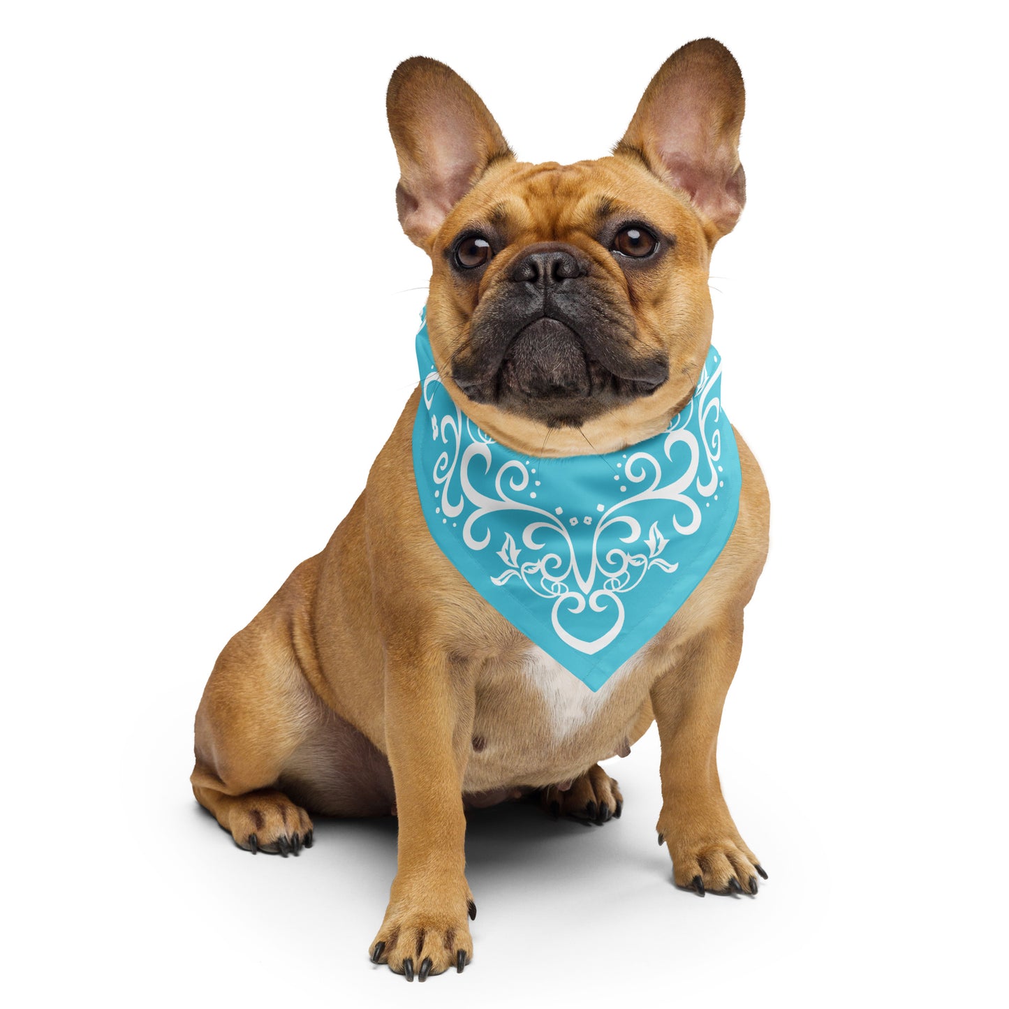 Moon Star Bandana - Turquoise Blue