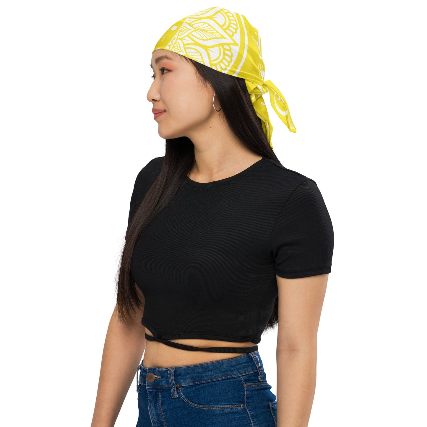 Moon Star Bandana - Yellow