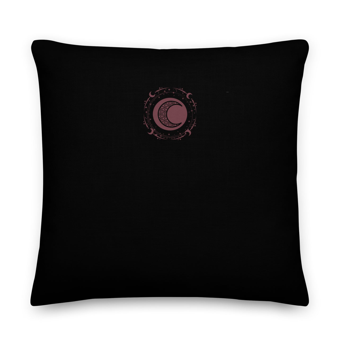 Moon Star Black Purple Peace Premium Throw Pillow