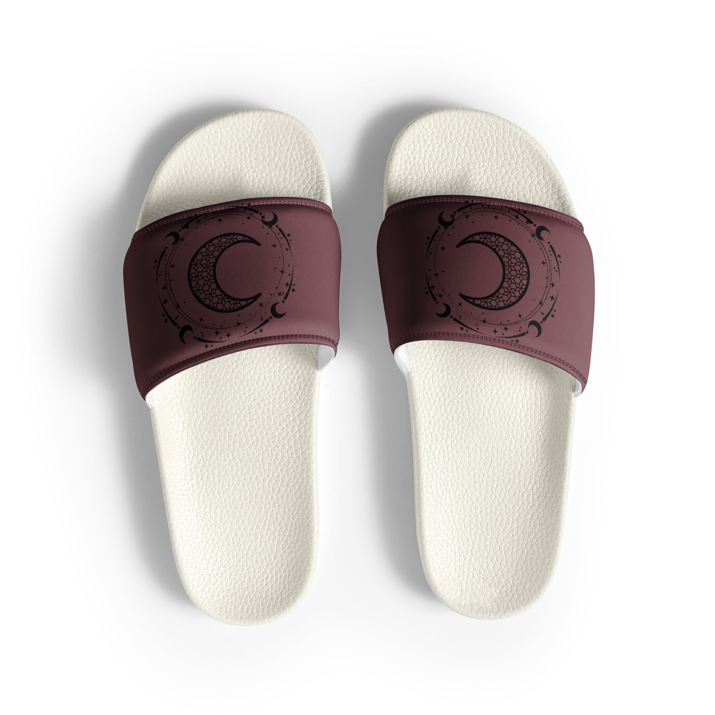 Moon Star womens-slides-sandals white-front