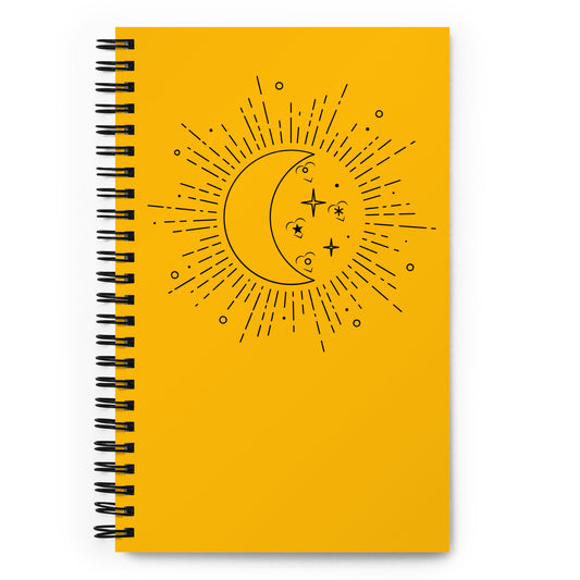 Moon Sun spiral-notebook-white-front