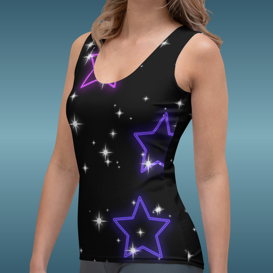 Neon Star Tank Top