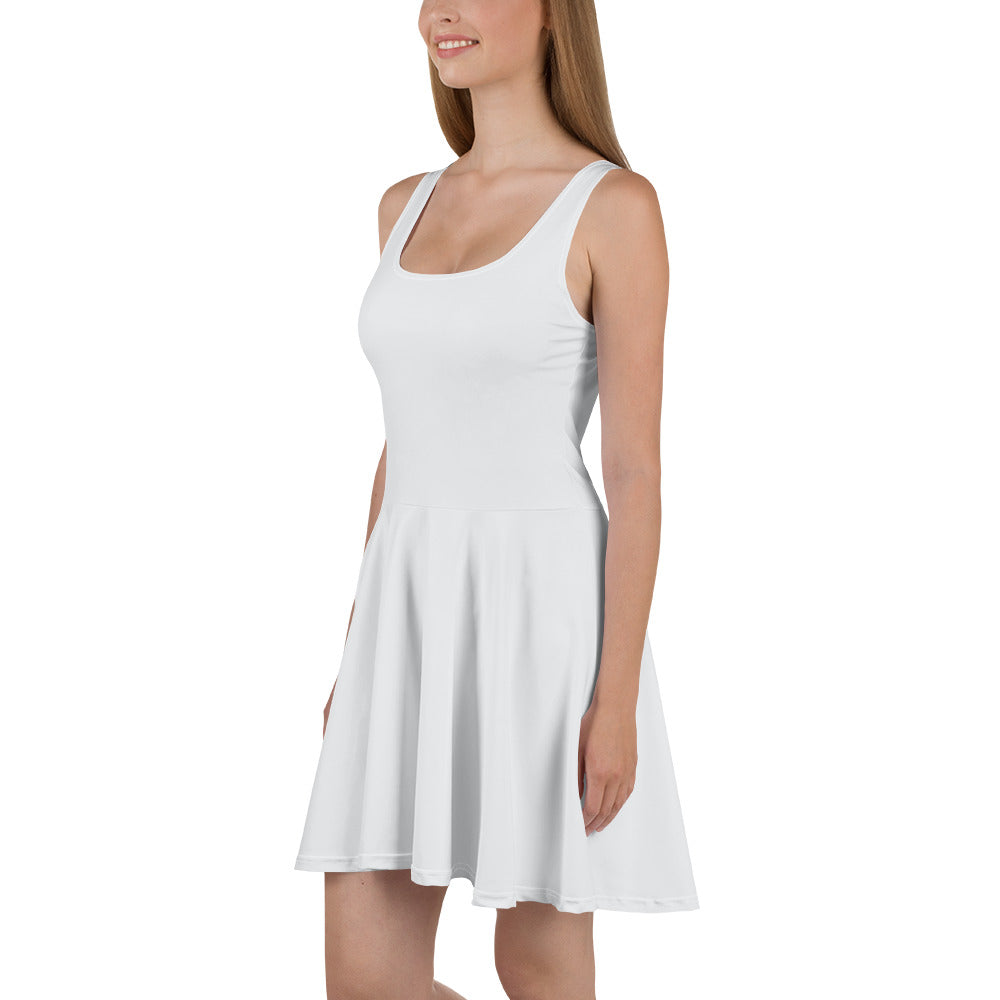 Nebula White Skater Dress left