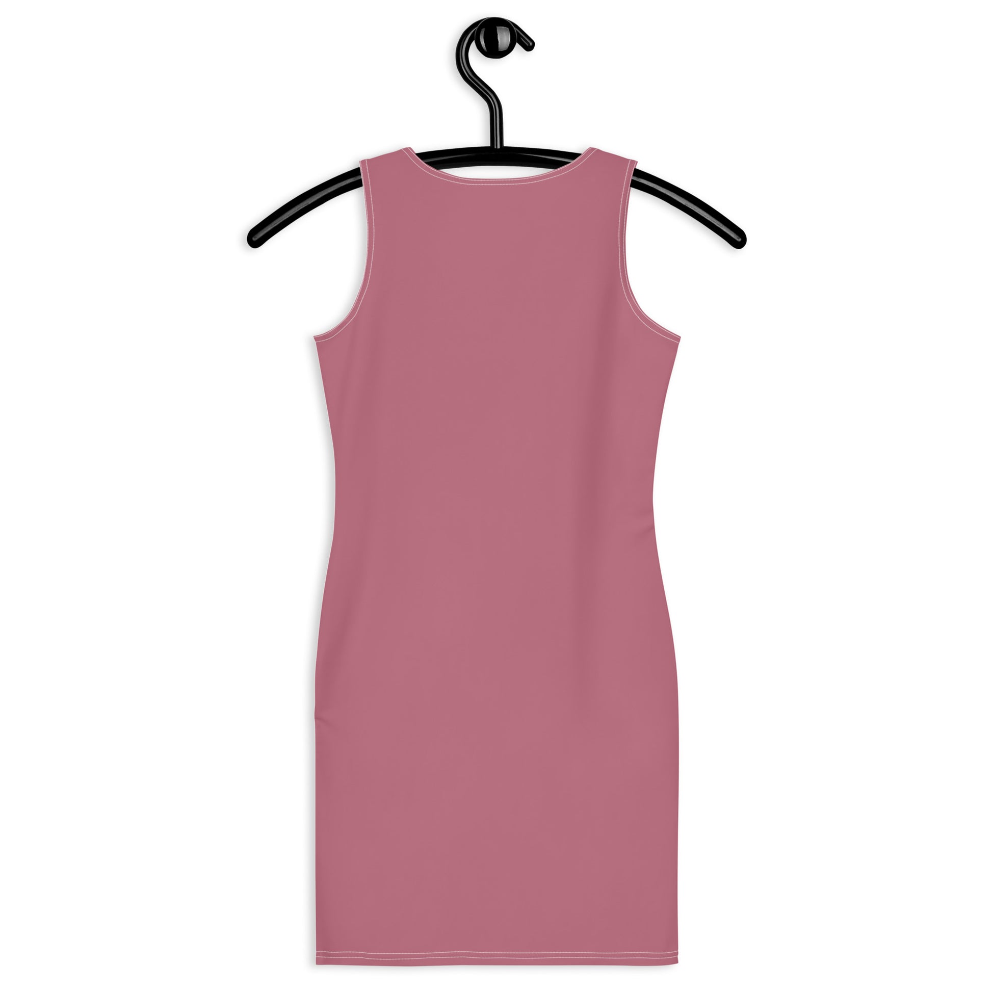 Petal Pink Fitted Dress-back-hanger