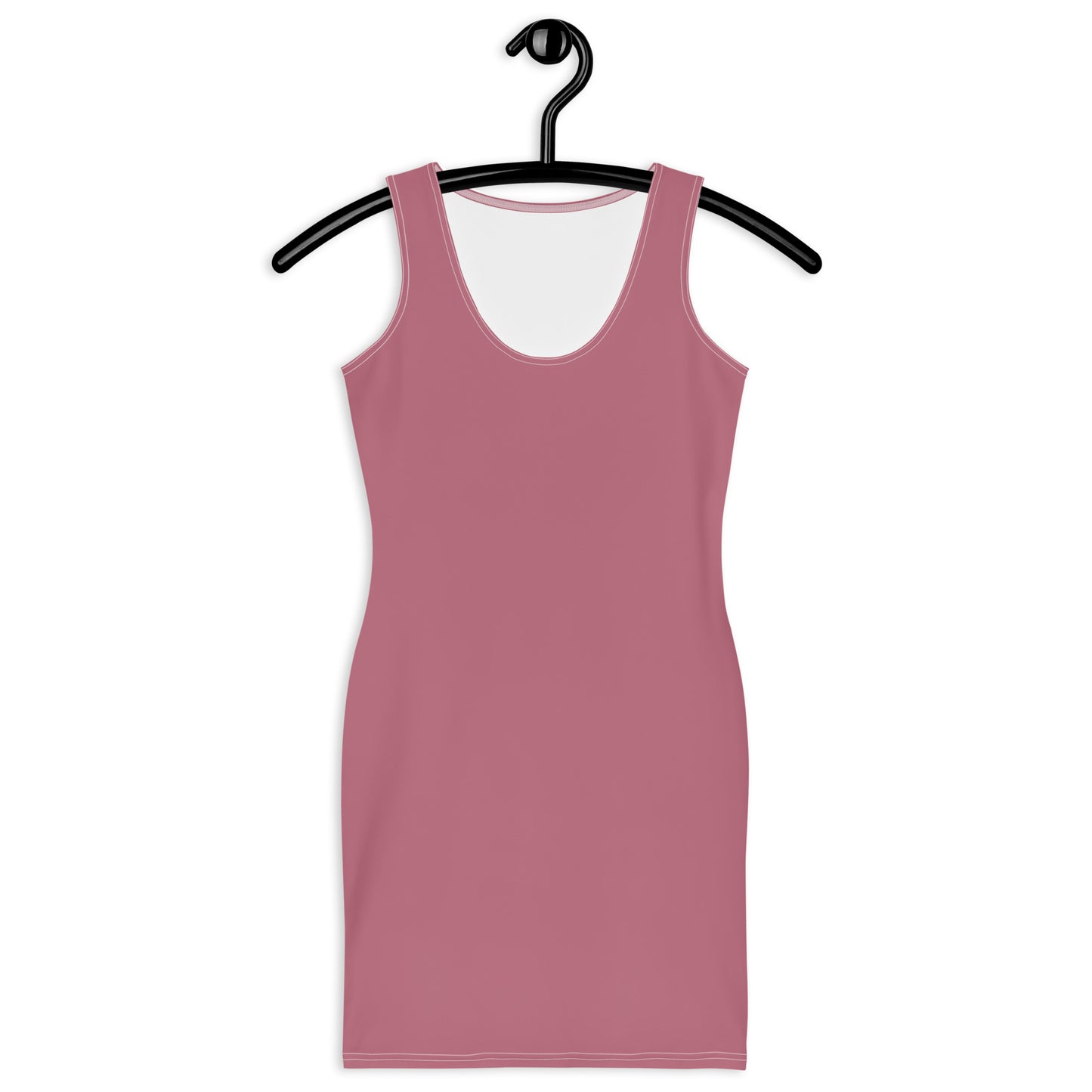 Petal Pink Fitted Dress-front-hanger