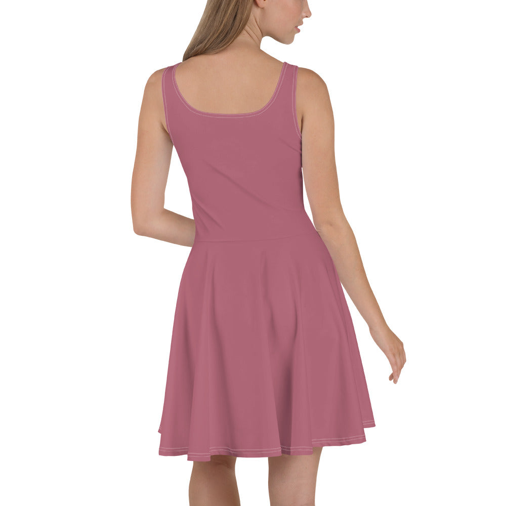 Petal Pink Skater Dress back