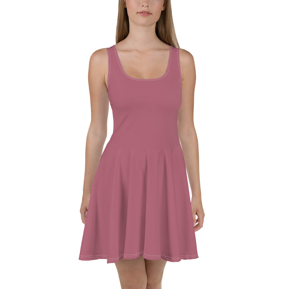 Petal Pink Skater Dress front