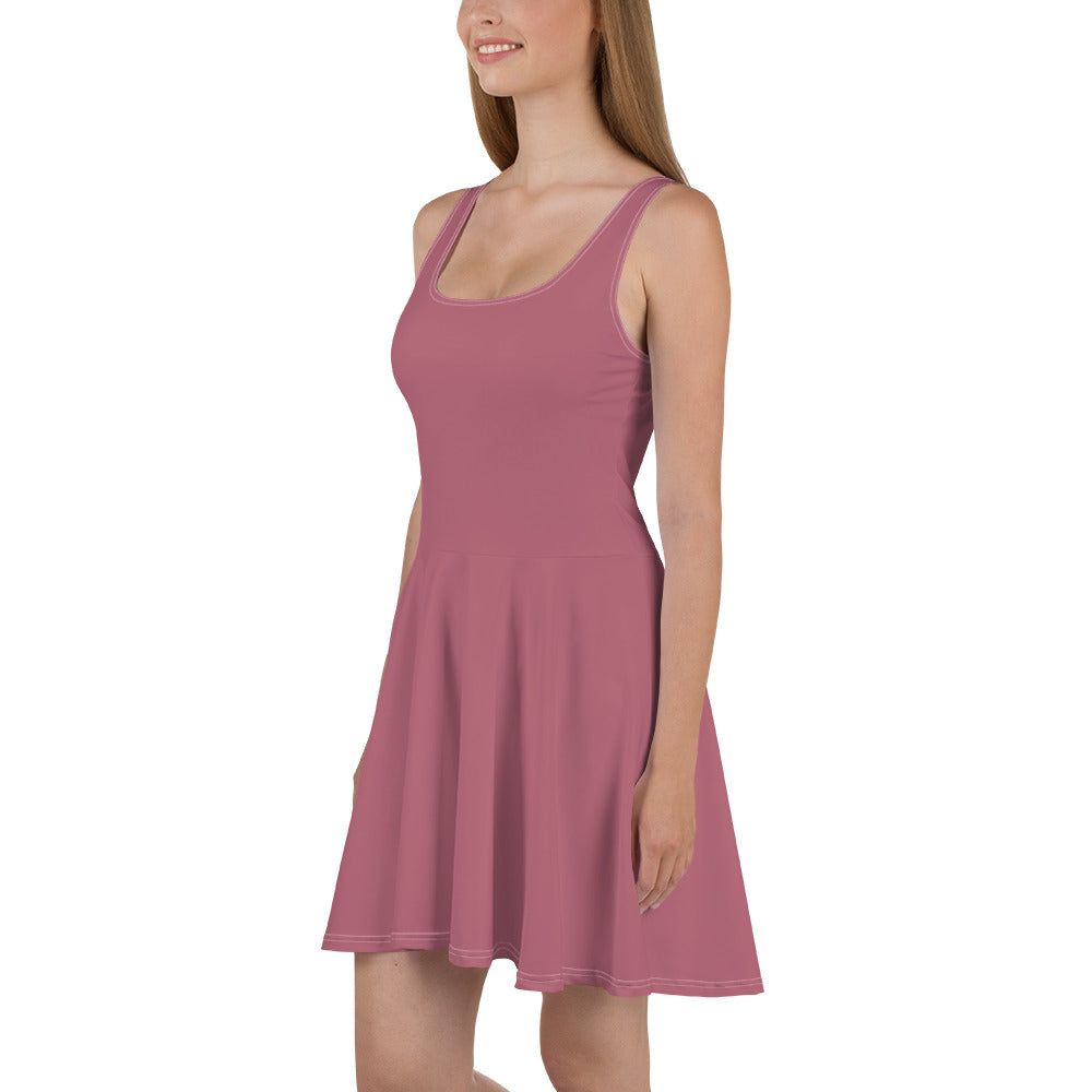 Petal Pink Skater Dress left