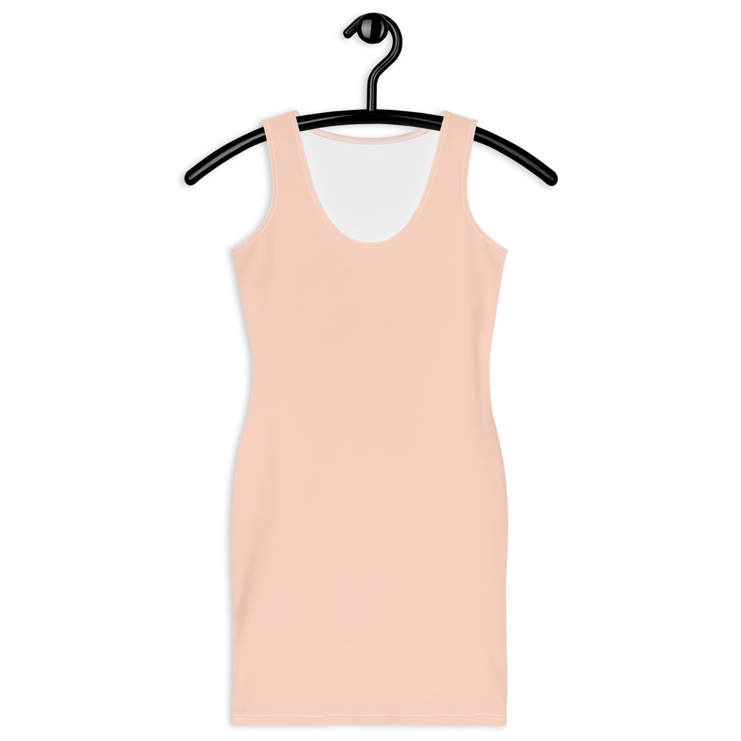 Pink Sun Fitted Dress-front-hanger