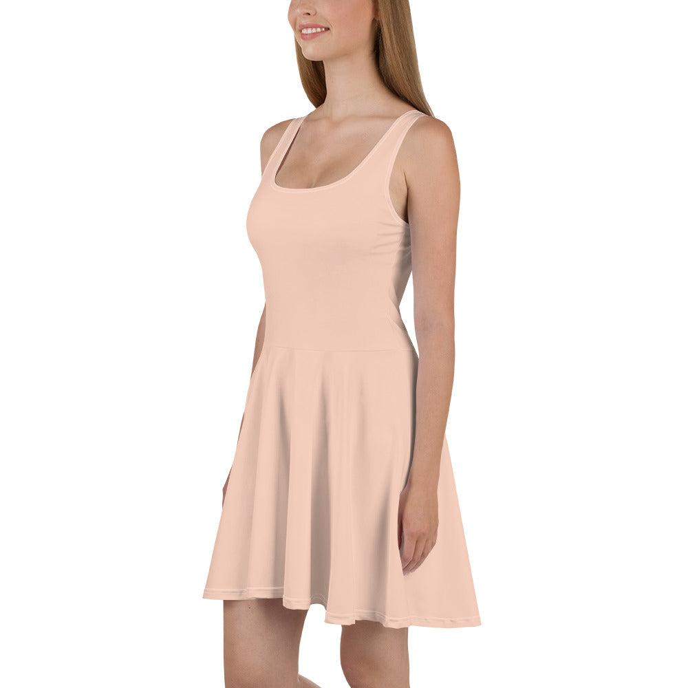 Pink Sun Skater Dress left