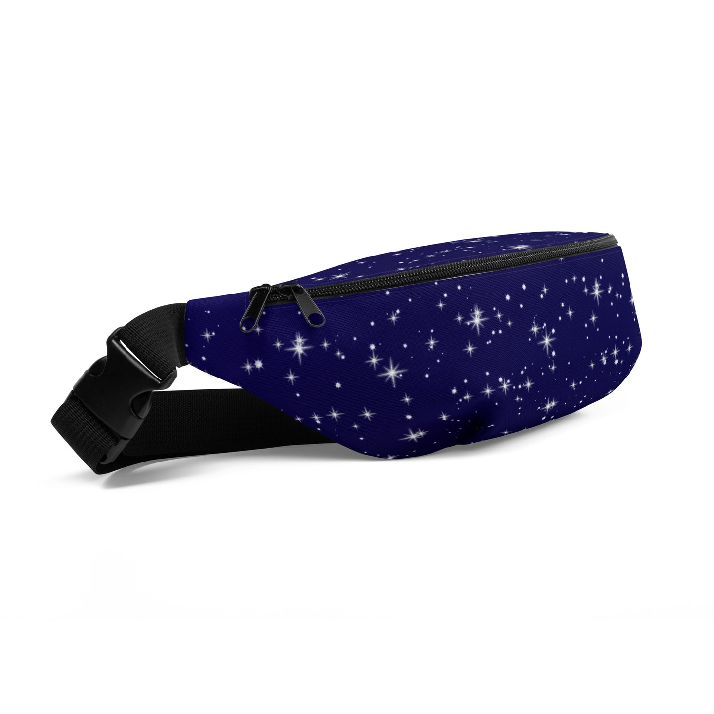 Purple Black Star Galaxy Fanny Pack