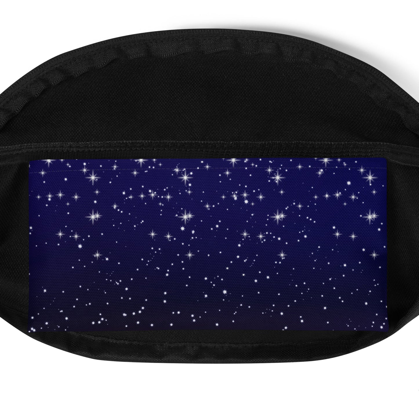 Purple Black Star Galaxy Fanny Pack