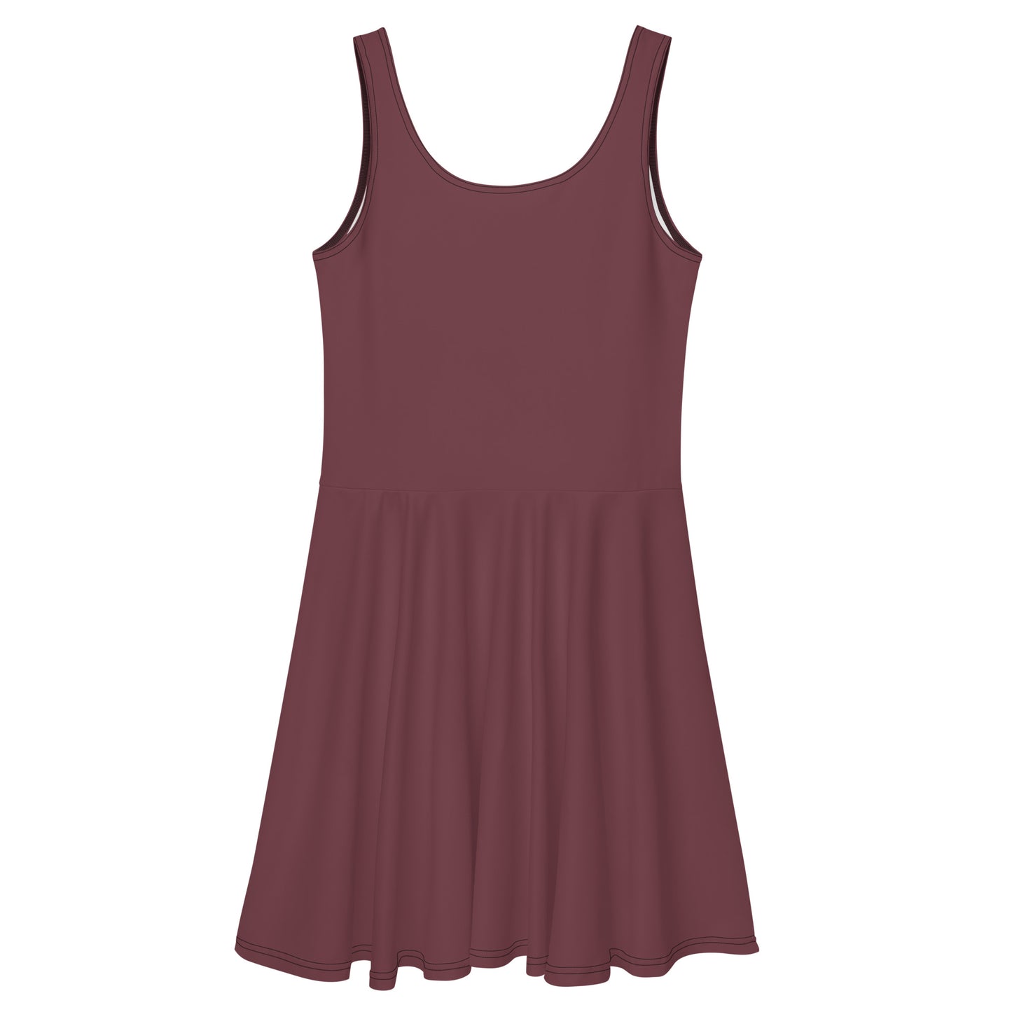 Purple Peace Skater Dress-back