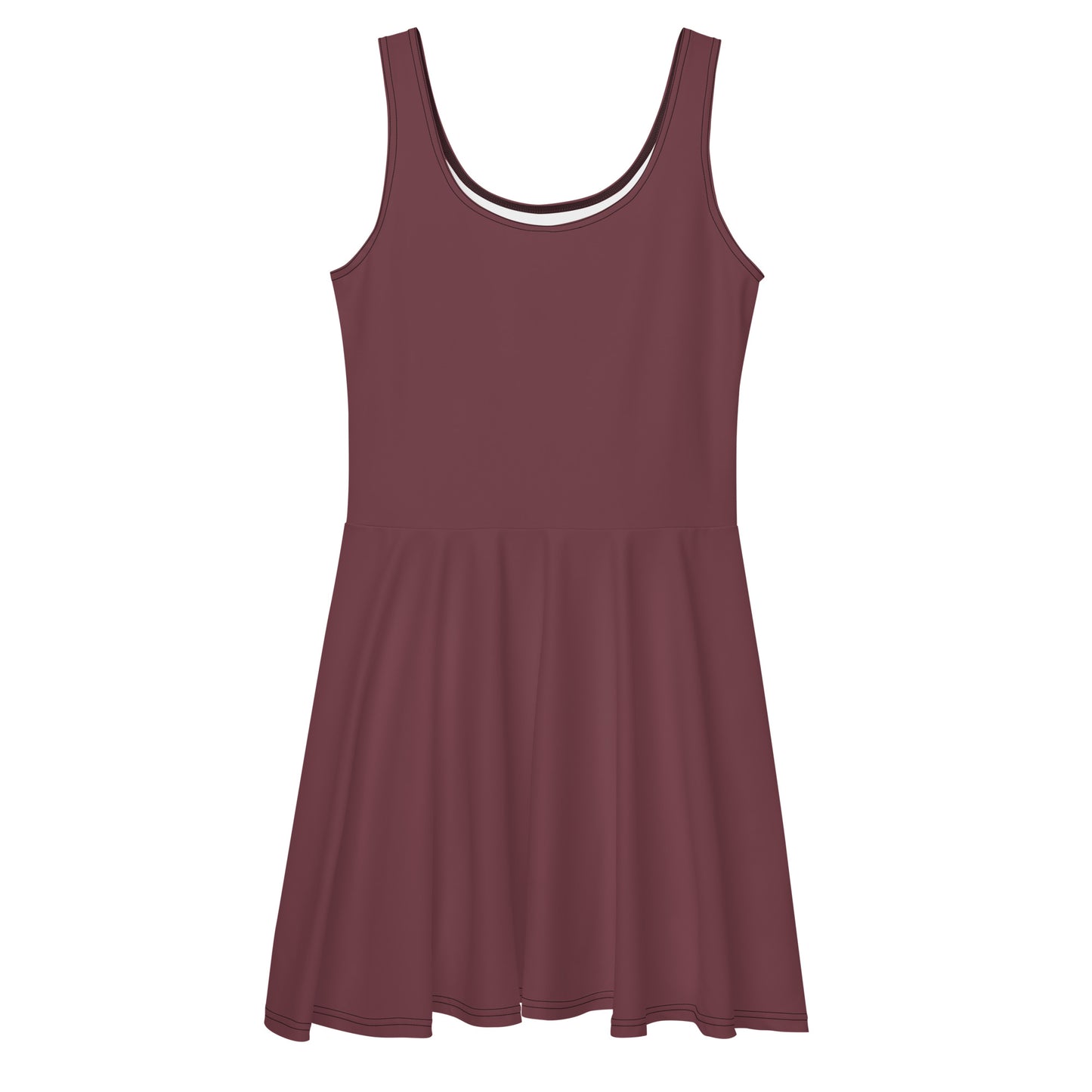 Purple Peace Skater Dress-front