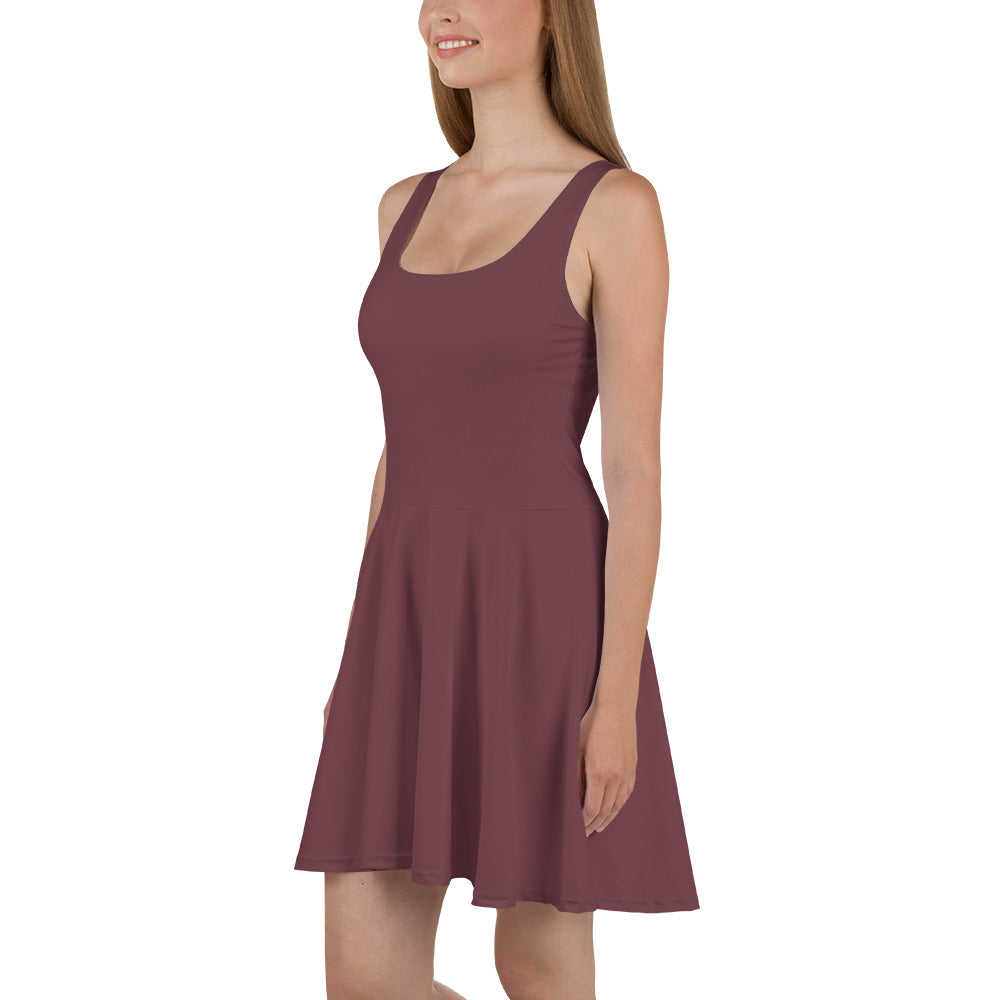 Purple Peace Skater Dress left