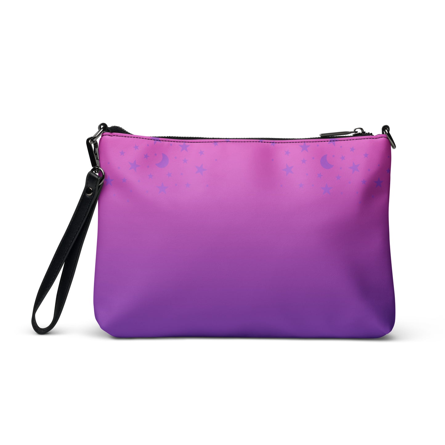 Purple Pink Gradient Star Crossbody Bag