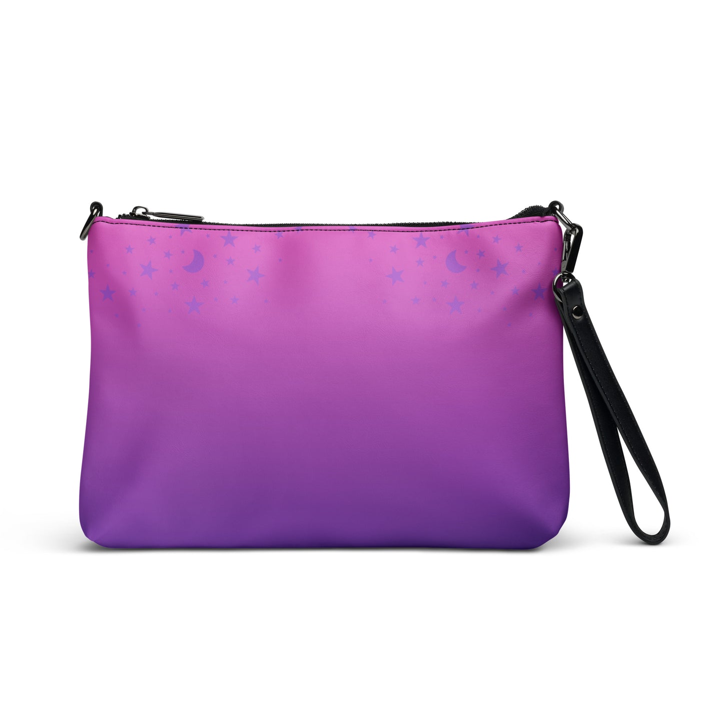 Purple Pink Gradient Star Crossbody Bag