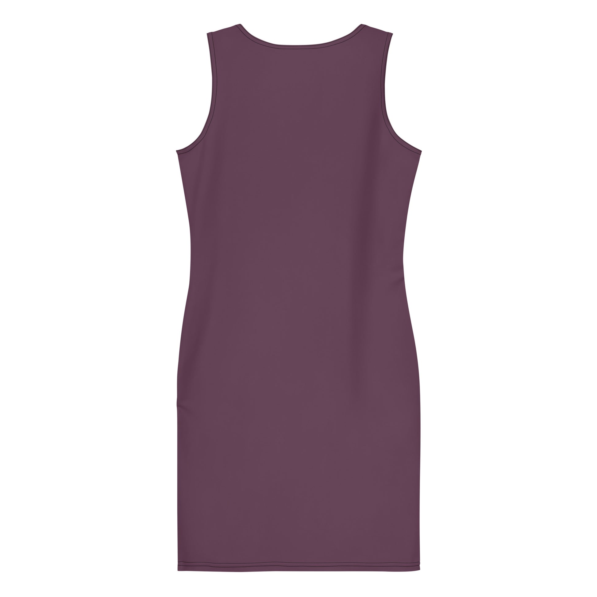 Purple Play Fitted Dress-back-flat