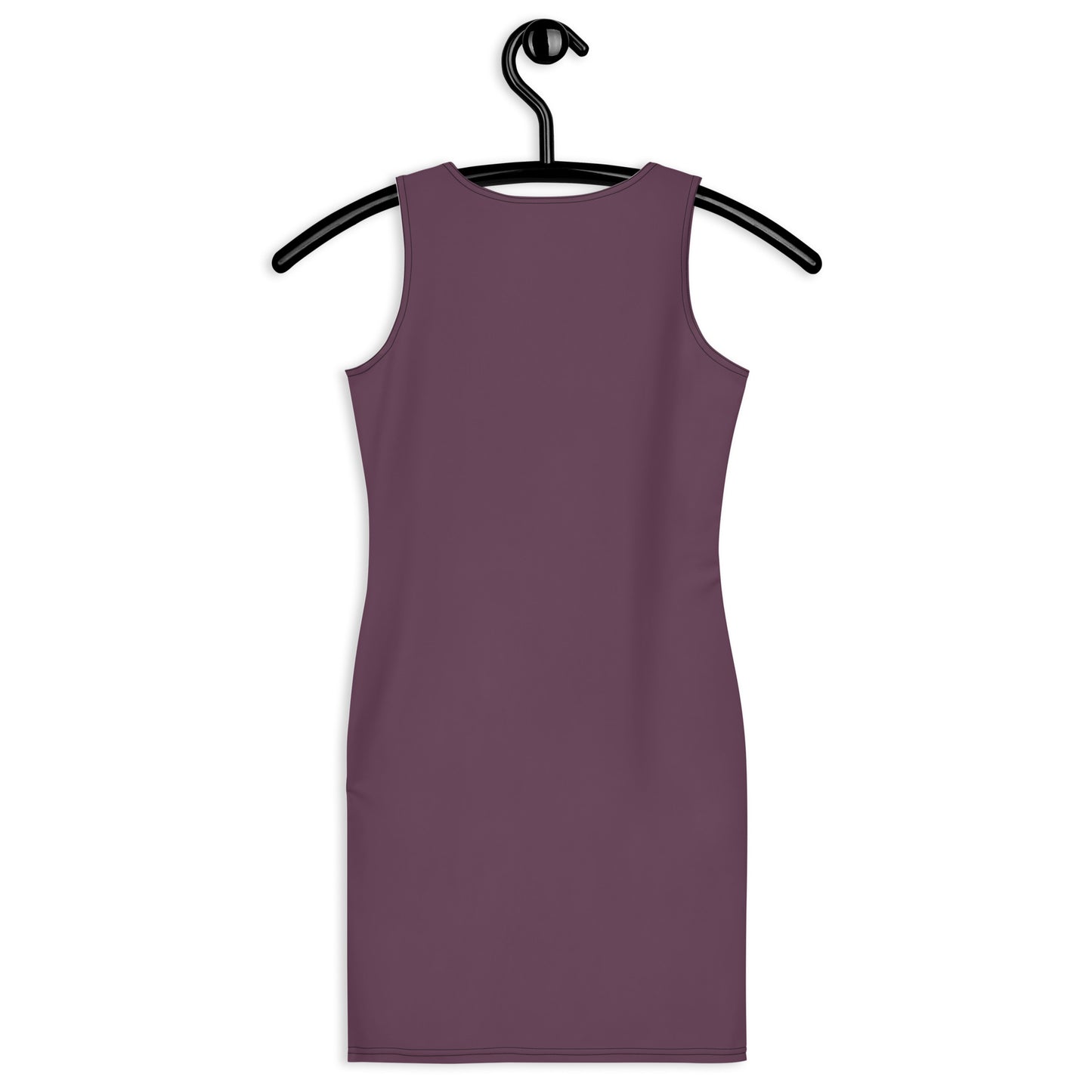 Purple Play Fitted Dress-back-hanger