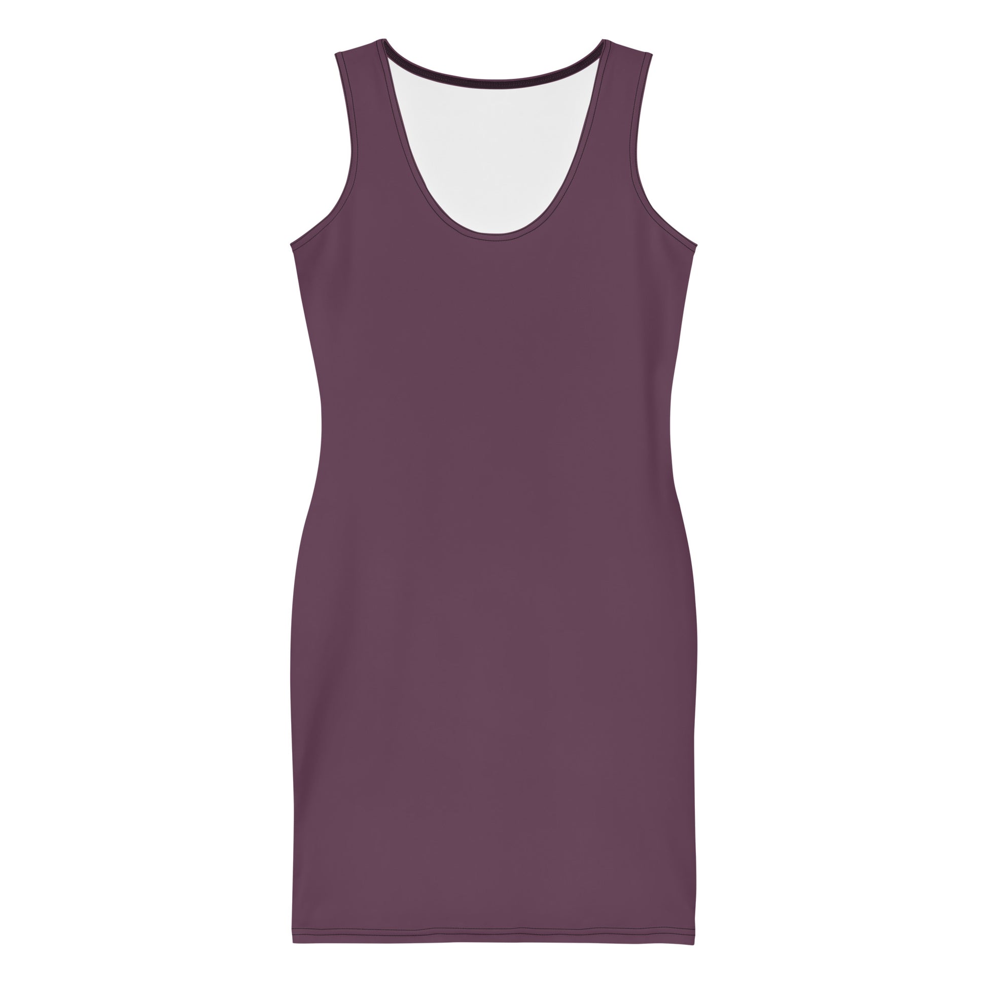 Purple Play Fitted Dress-front-flat