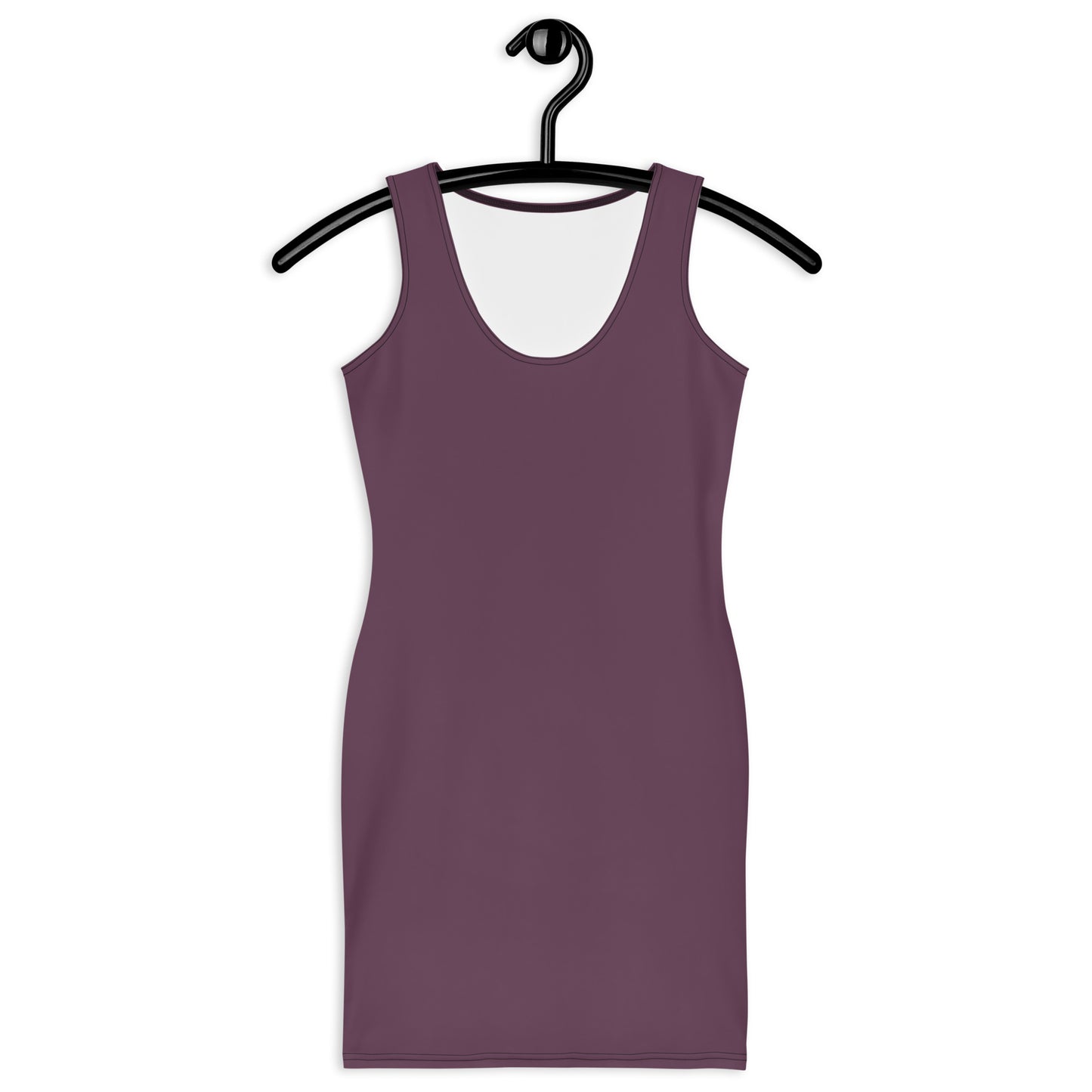 Purple Play Fitted Dress-front-hanger