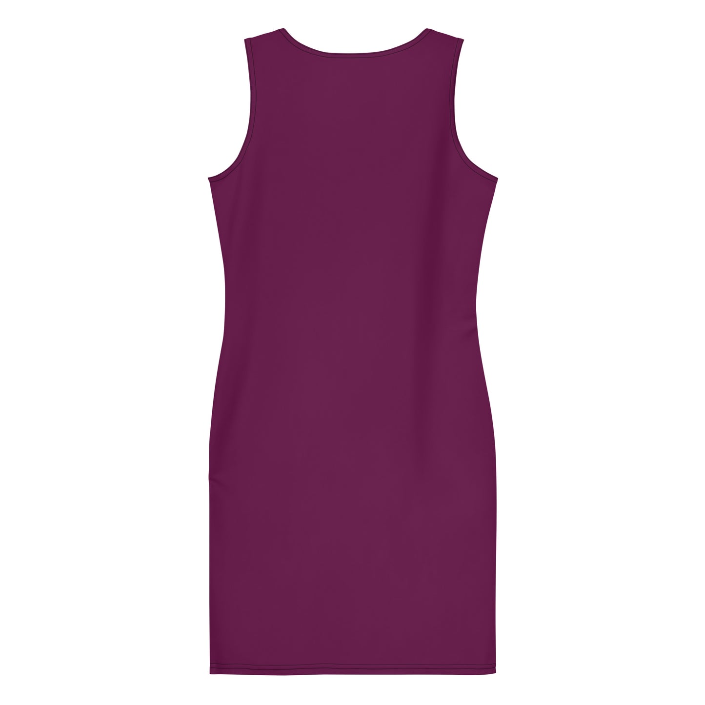 Purple Power Fitted Dress-back-flat