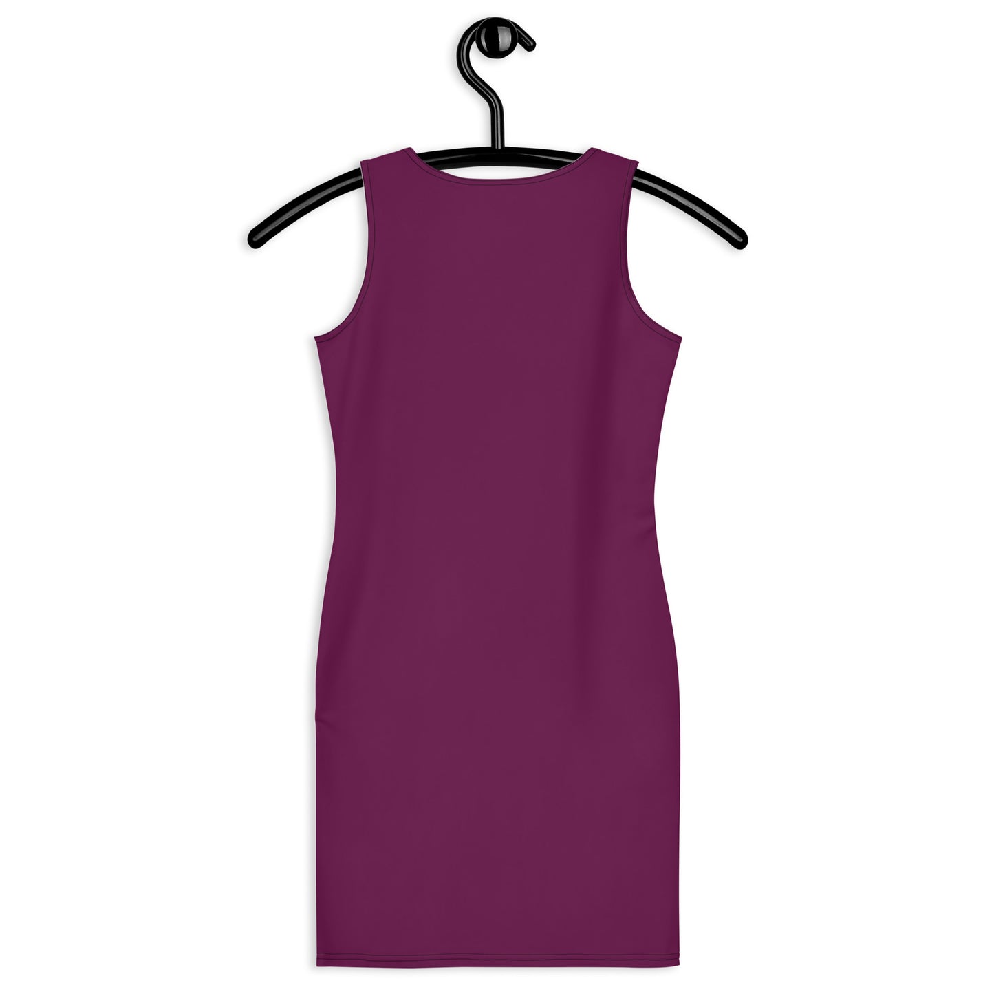 Purple Power Fitted Dress-back-hanger