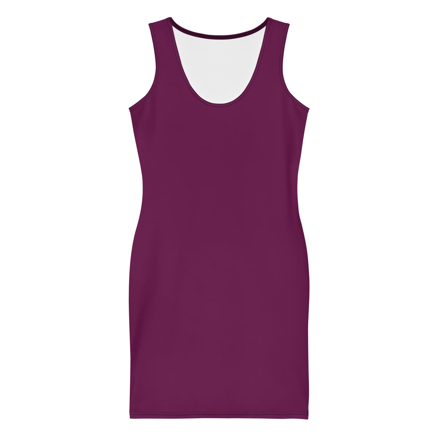 Purple Power Fitted Dress-front-flat