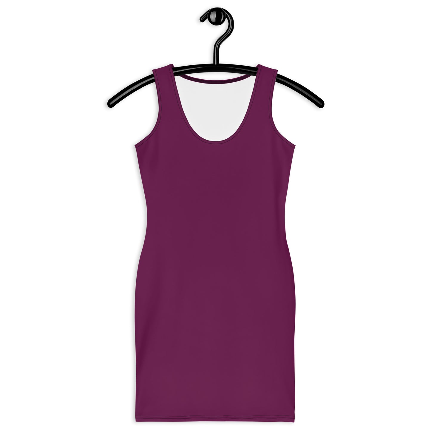 Purple Power Fitted Dress-front-hanger