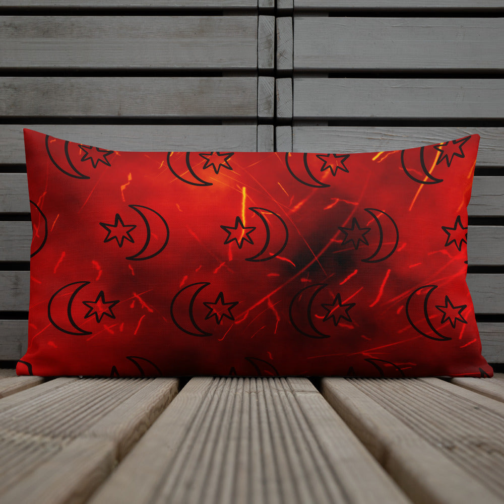 Red Moon Star Premium Pillow